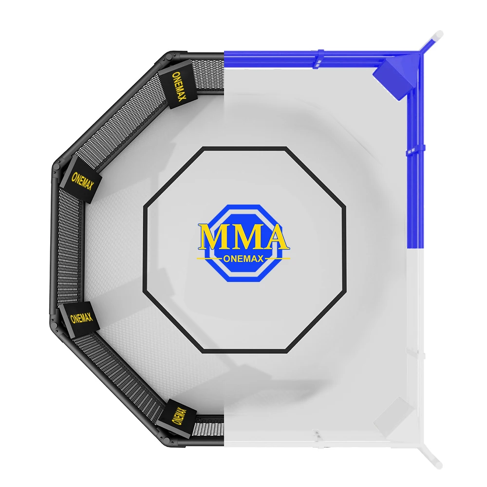 中古ボクシングリング販売中 ロープ付き 20×20 オクタゴンMMAケージ