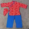 Ensemble de tenue rouge pour belle-sœur
