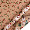 Collection Noël - Rouleau bonbon canne à sucre bonhomme de neige - 43cm x 10m