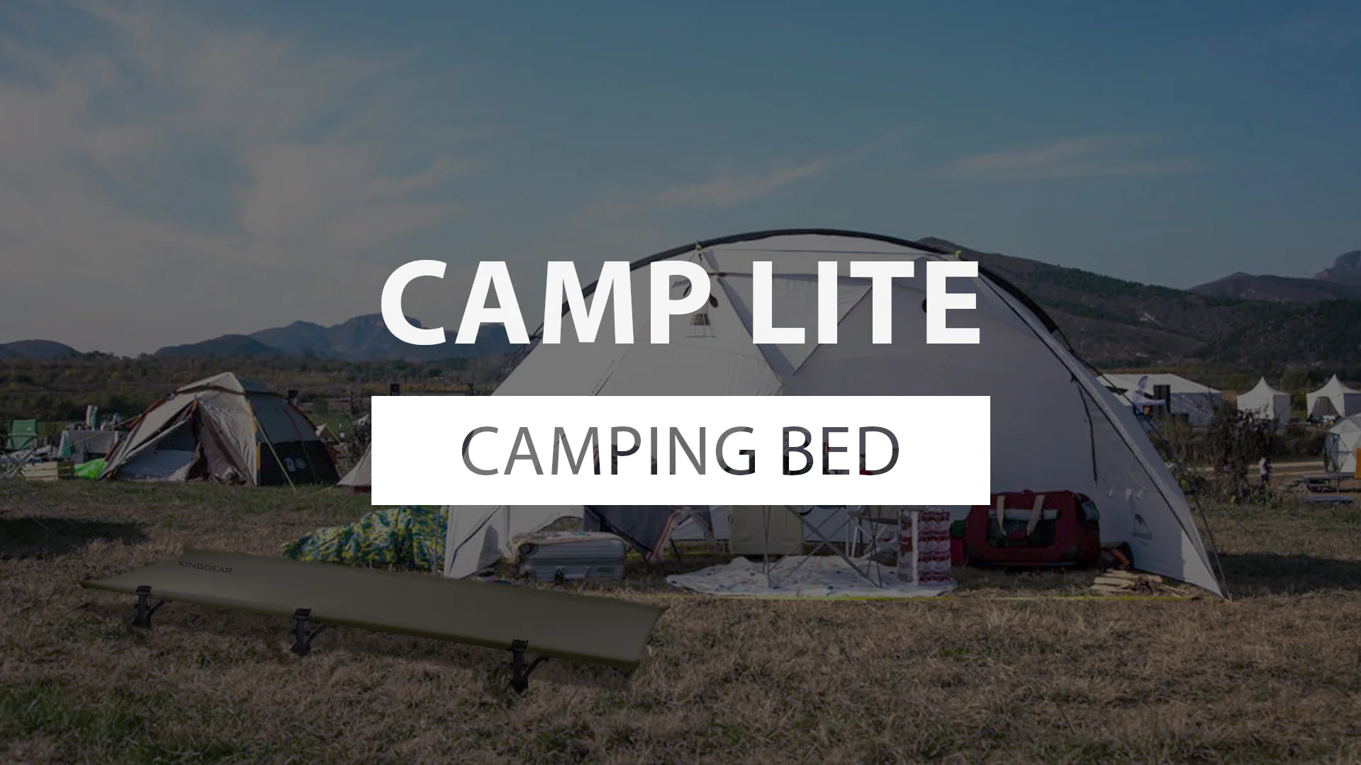 Rts Kinggear Ultralight Compact Travel Aluminum Camping Cot Adjustable