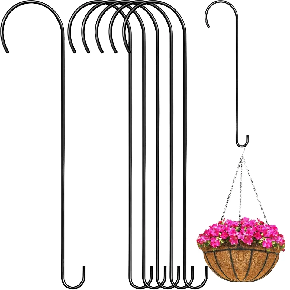 24-Inch Black Metal Plant Hanger Large S Hooks Single Tier Indoor/Outdoor  Garden Hanging System for Plants Tree Branches Birds| Alibaba.com