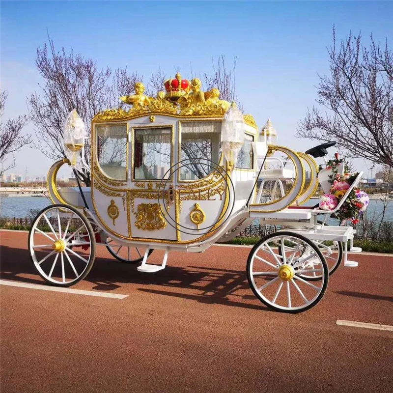 Cinderella Pumpkin Princess Wedding Carriage Horse Drawn Carriage Royal ...