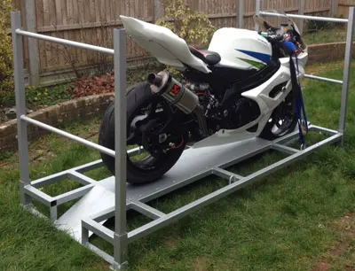 Motorcycle Semi Rack Truck Delivery Storage Stackable Pallet Motorbike Stillage - Custom ...