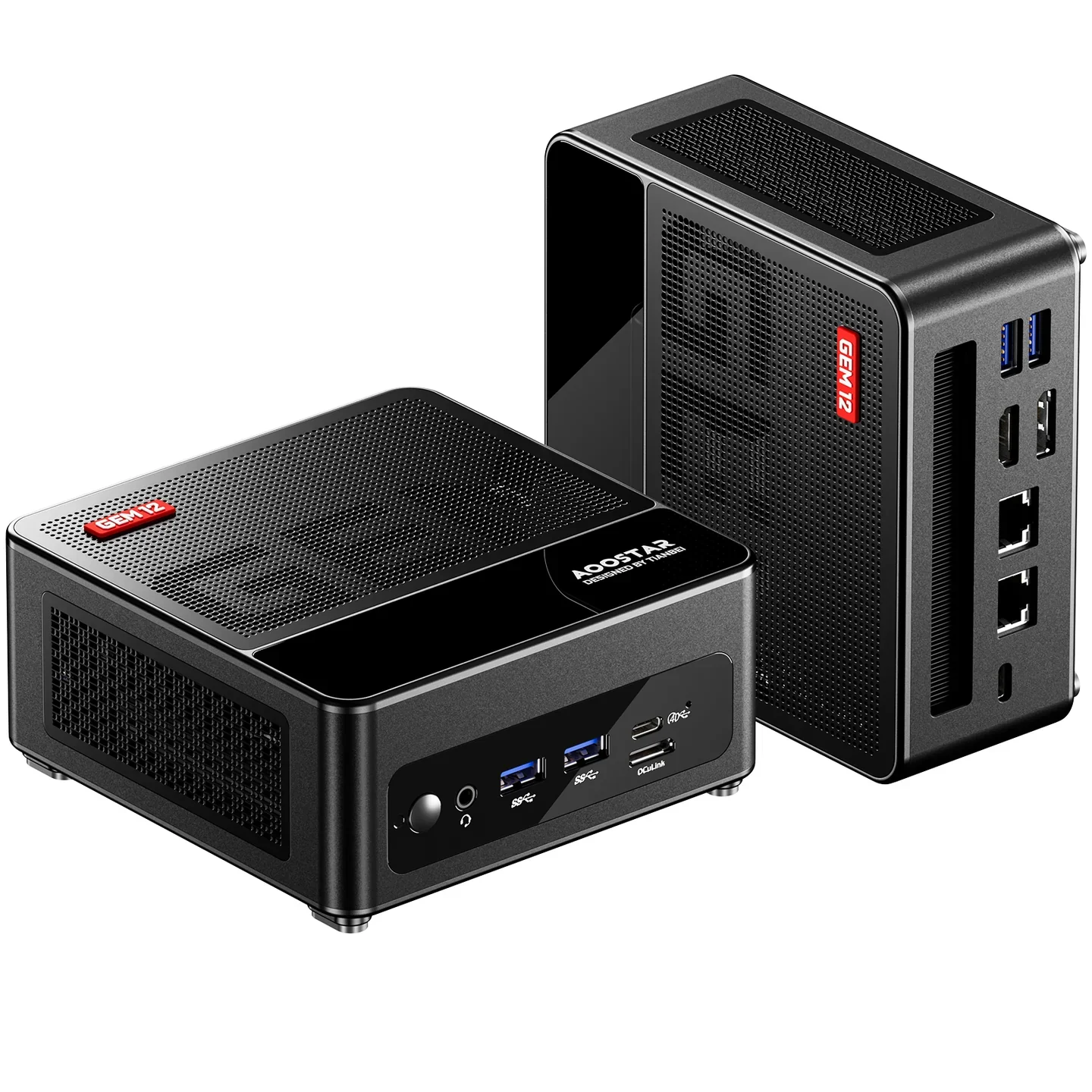 AOOSTAR GEM12+ Mini PC - Powerful AMD Ryzen 7 PRO 8845HS