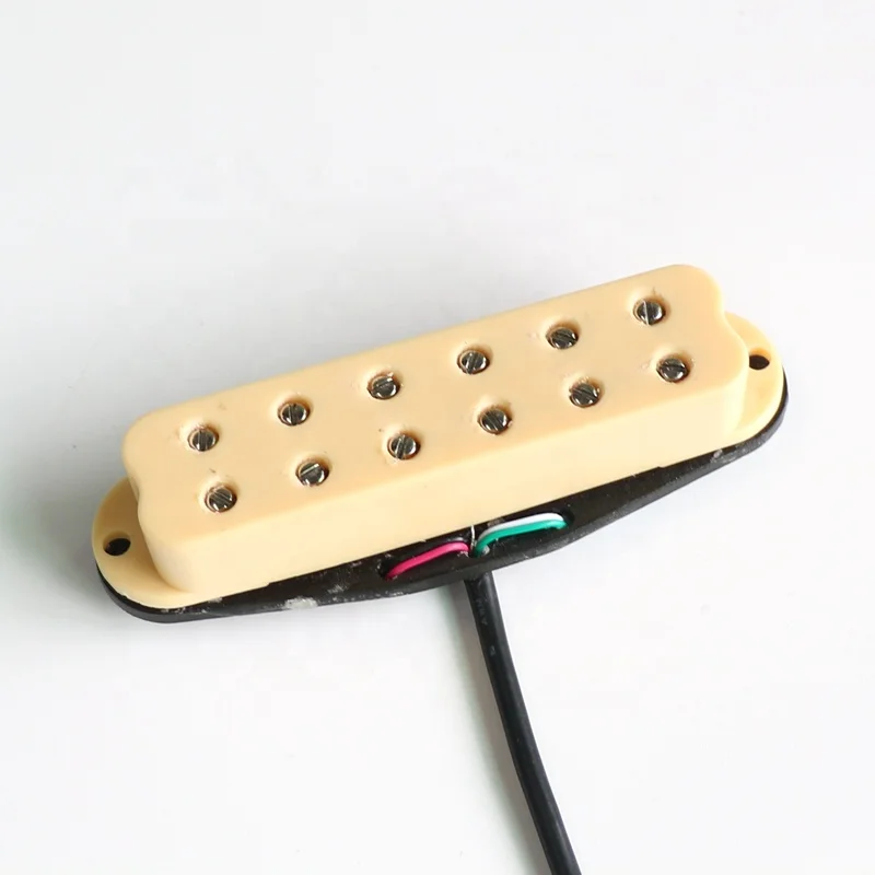 Alnico 5 Dual Coil Low Noise Single Guitar Pickup With Four Output Wire