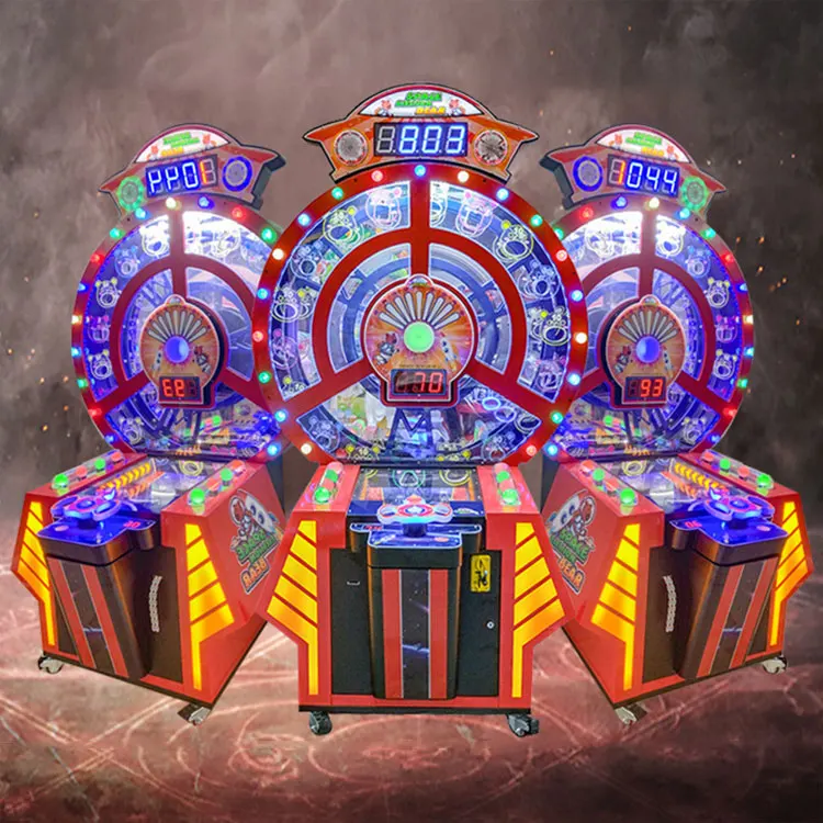 High Profit Coin Operated Arcade Game Machine Little Bear Ferris Wheel Lottery Ticket Arcade Lucky Draw Machine