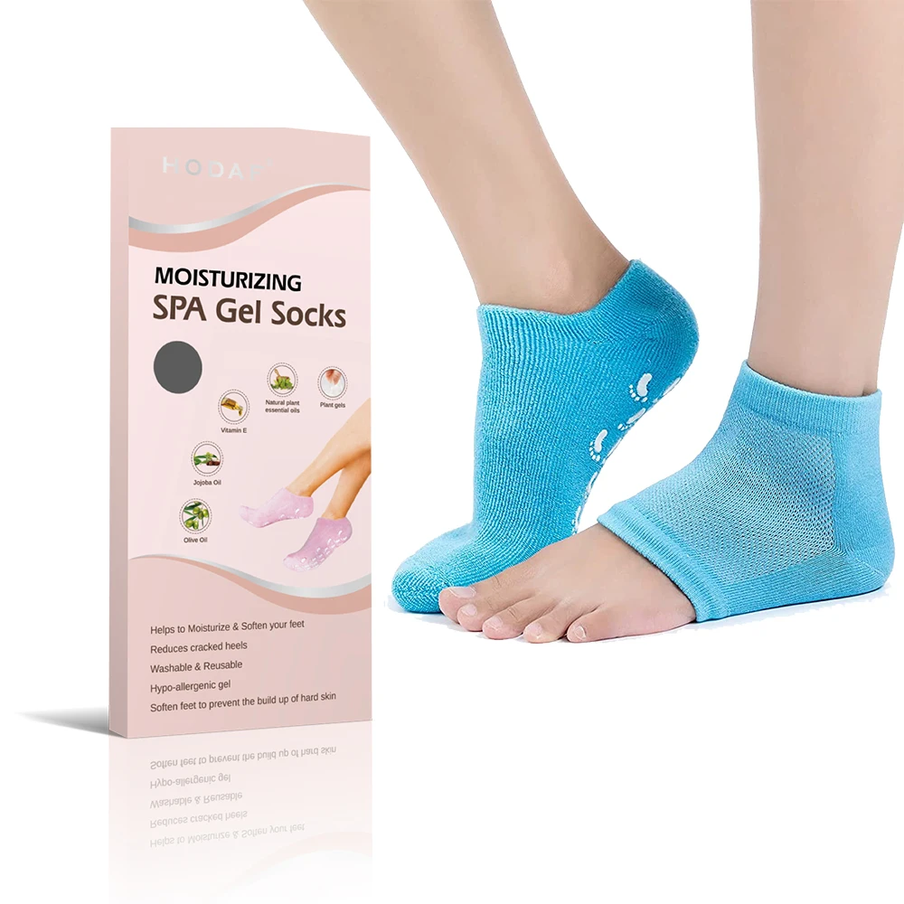 Moisturizing Gel Spa Socks by HODAF Universal Size Feet Care