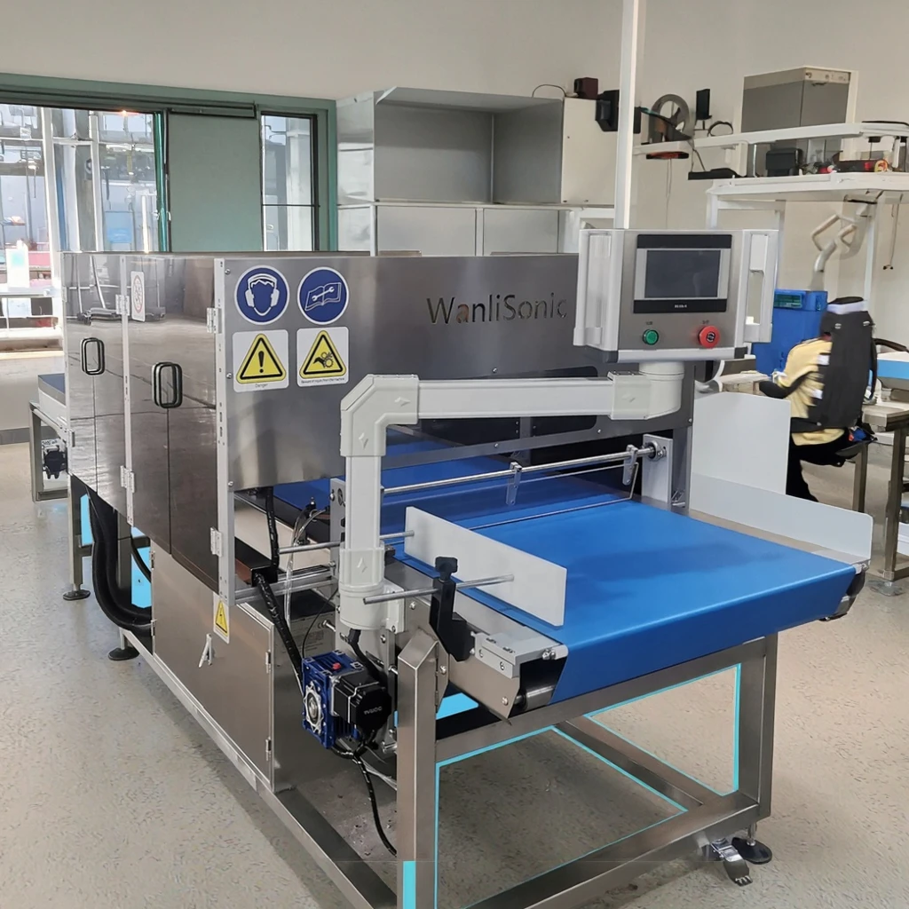 Wanlisonic Versatile Ultrasonic Snack Machine for Cheesecake Bread Nougat Cutting Baking Equipment
