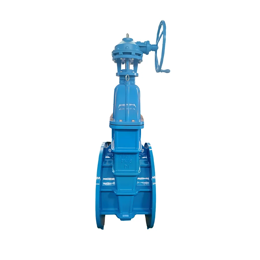Bevel Gear Non-Rising Stem Resilient Seated Manual Gate Valve Stop PN16 Ductile Iron Body Water Fire Protection Hydraulic VALVE