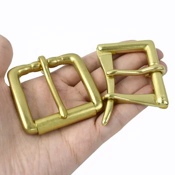 Meetee ZK827 40mm Pure Brass Quick Top Open Men's Belt Buckles