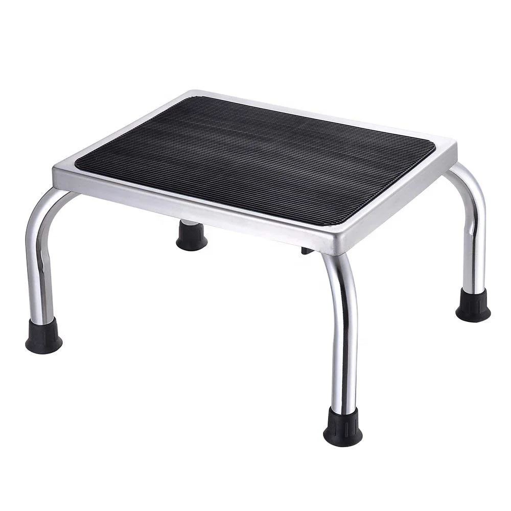 metal step stool - heavy duty stepping stool for adults and kids