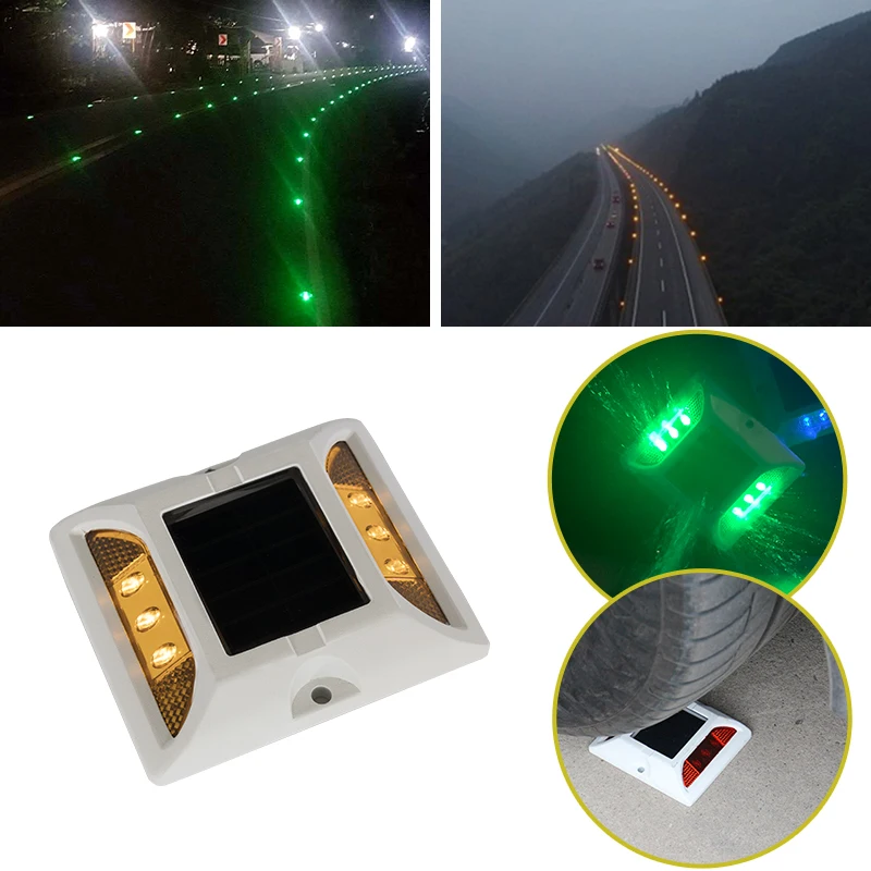 Hot Selling Temporary Rechargeable Emergency LED Flash Traffic Barrier Attached Road Warning Light Solar