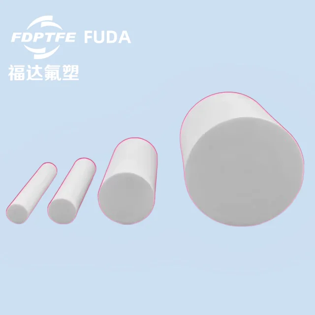 FUDA Modified Ptfe Taflon Ptfe Raw Material Carbon Filled Graphite Rod with More Abrasion Performance