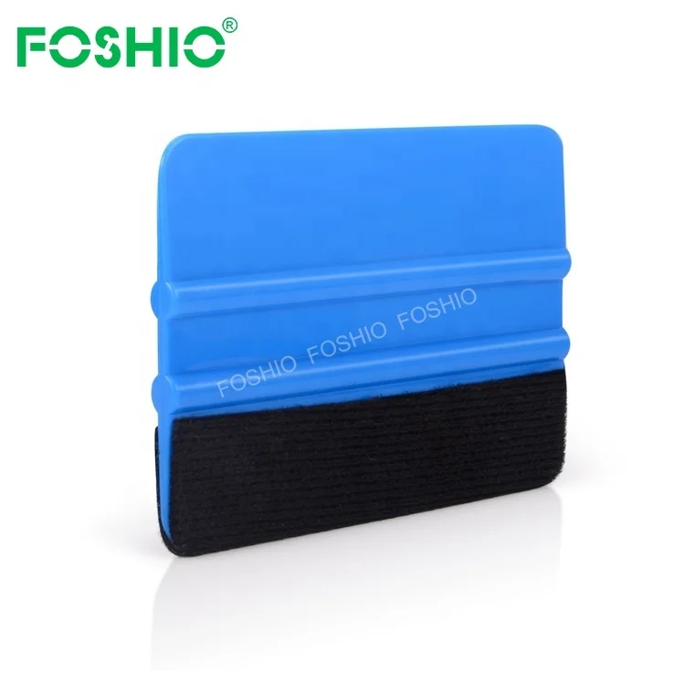 Embossed Imprint Custom Logo Service Felt Vinyl Squeegee Car Tools
