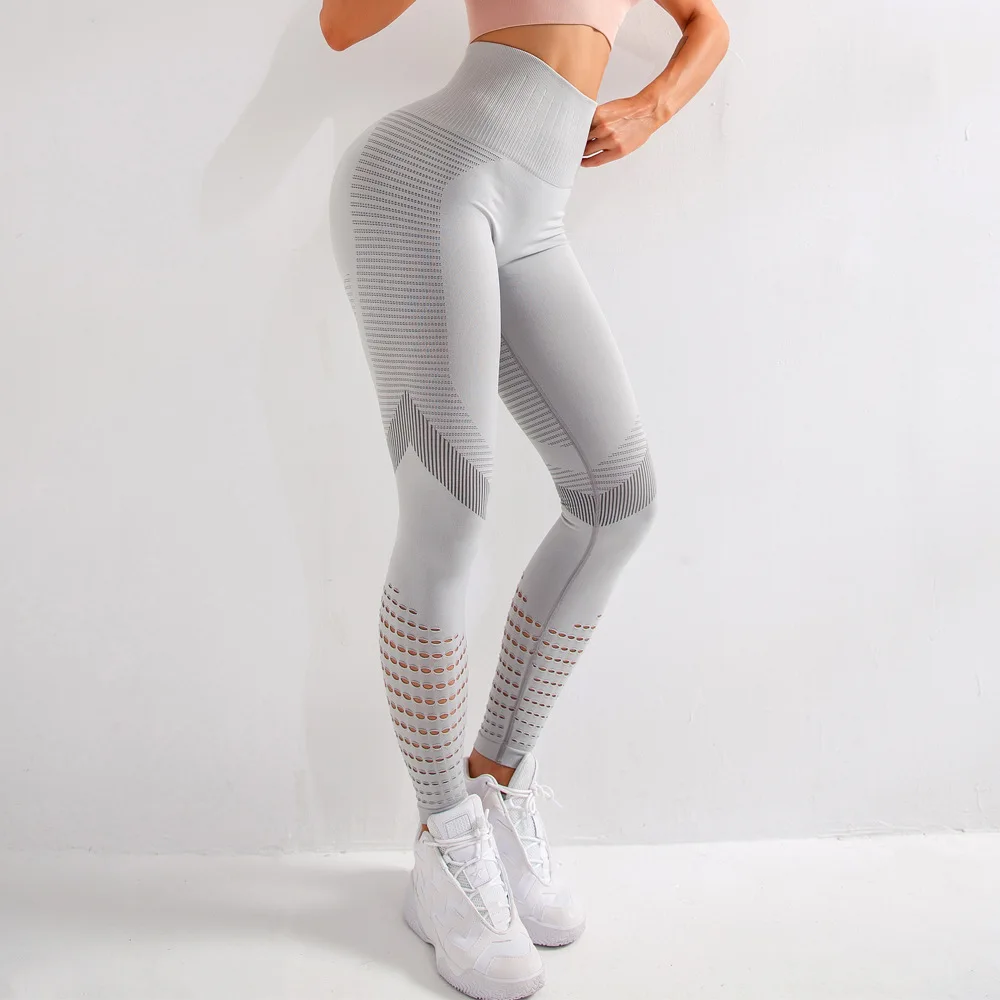 Femme Yoga Pantalon de Fitness Gym Taille Haute Leggings Running Jogging Sport Pantalon 