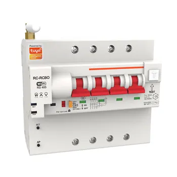 SZMYQ Electrical Miniature Circuit Breaker 4 Pole 20Amp Smart Life Timer Control Zigbee Smart Breaker Home Products DIN