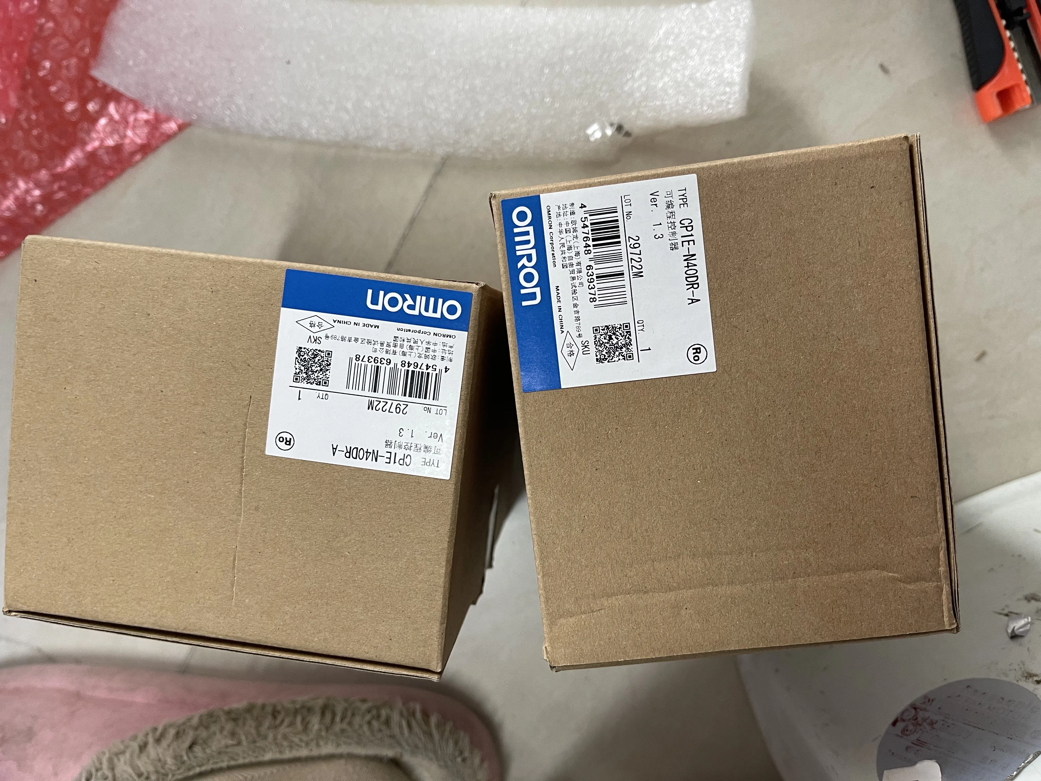 Omron Programmable Controller PLC CP1E-N40DR-A