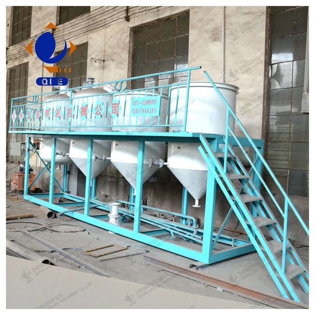 Sunflower Cake Oil Refinery Plant Crude Seed Oil Refining Machine