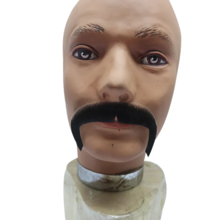 Новинка Прямая продажа с фабрики готовый к отправке костюм маскарадный кружевной базовый шар с ручным узелком мужские искусственные Усы Борода