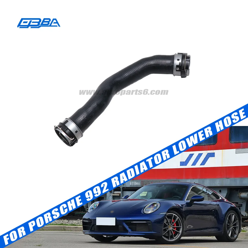 Använda delar, nedre radiatorslang för Porsche 992, originalnummer 992518762