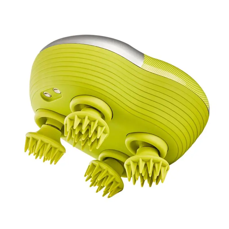 low price mini handheld salon hair scalp massager soft silicone