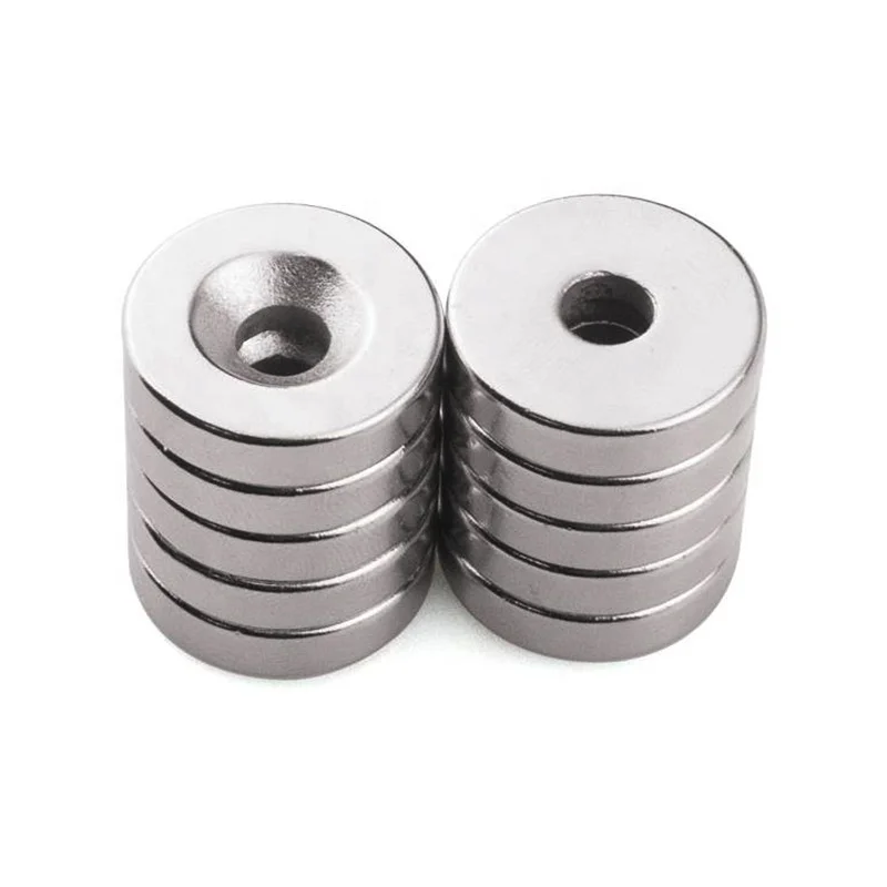 N35 Round Countersunk Neodymium Magnet with Screw