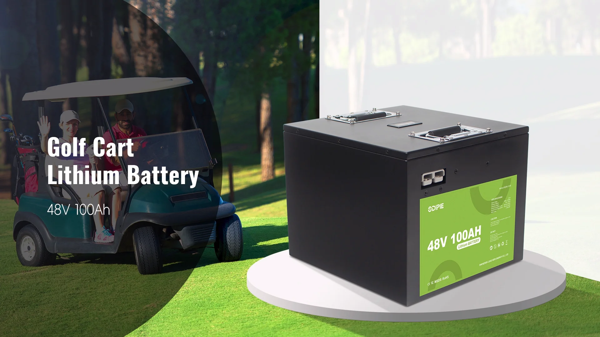 48v100ah 48v200ah Lifepo4 Golf Guggy Battery 48v 100ah Lithium Battery ...