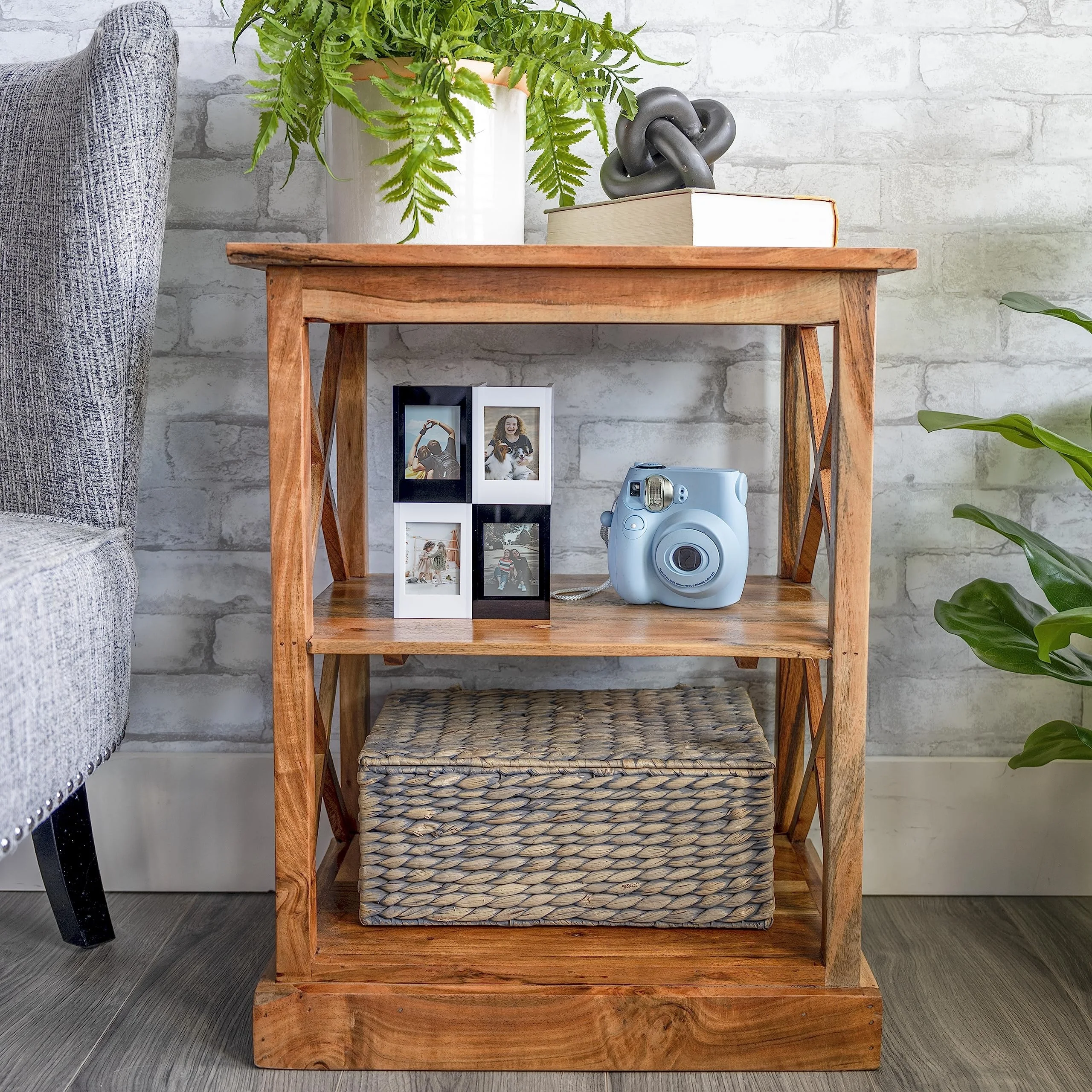 Factory Custom Acrylic Camera Mini Polaroid Frame And Photo Storage Box