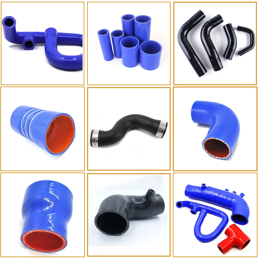 Factory Custom High Performance Silicone Coolant Radiator Hose Tube High Temperature Food Grade Silicone Vacuum Hose