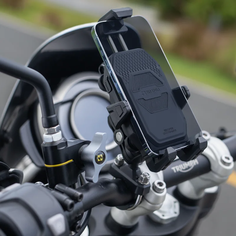 Giá đỡ điện thoại trên ghi đông SMNU dòng N1, chống nước, giảm xóc, dành cho điện thoại di động dùng trên xe máy