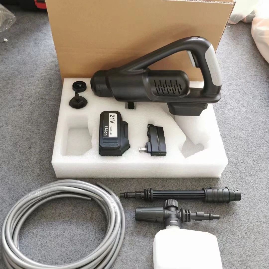 Mini Lithium Battery Car Washing Machine Portable Cordless Wireless Car Washing Water Gun High