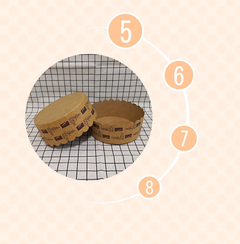 Bake Tall Size Cupcake Round Cake Mould Liner Baking Dishes Pans Pan ...