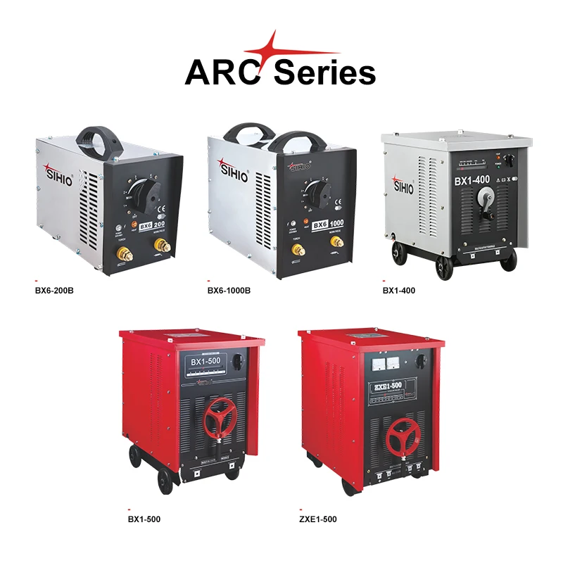 Sihio Multifunction Transformer Single Phase Arc Welding Machine Zxe1-500 Welder