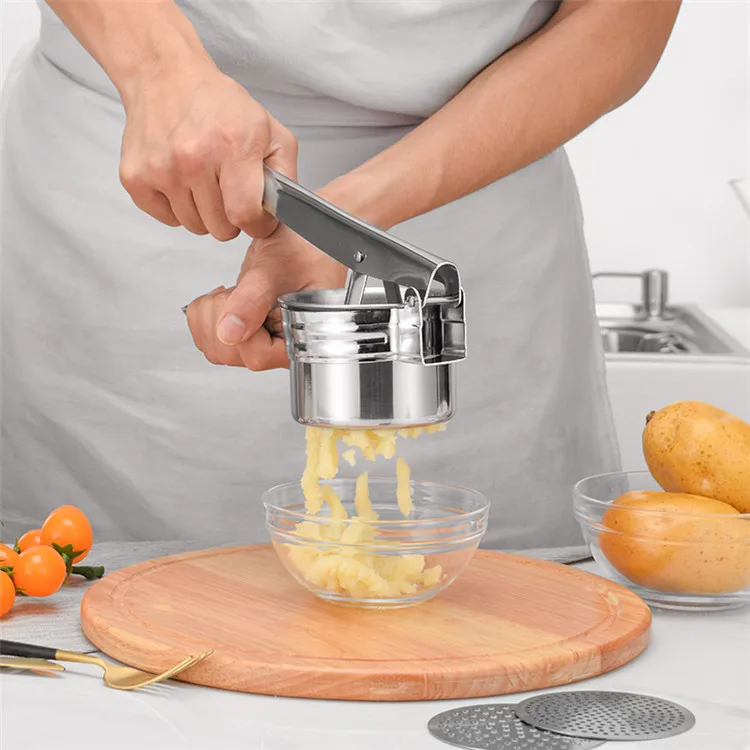 Stainless Steel Potato Ricer Professional Potato Masher Manual