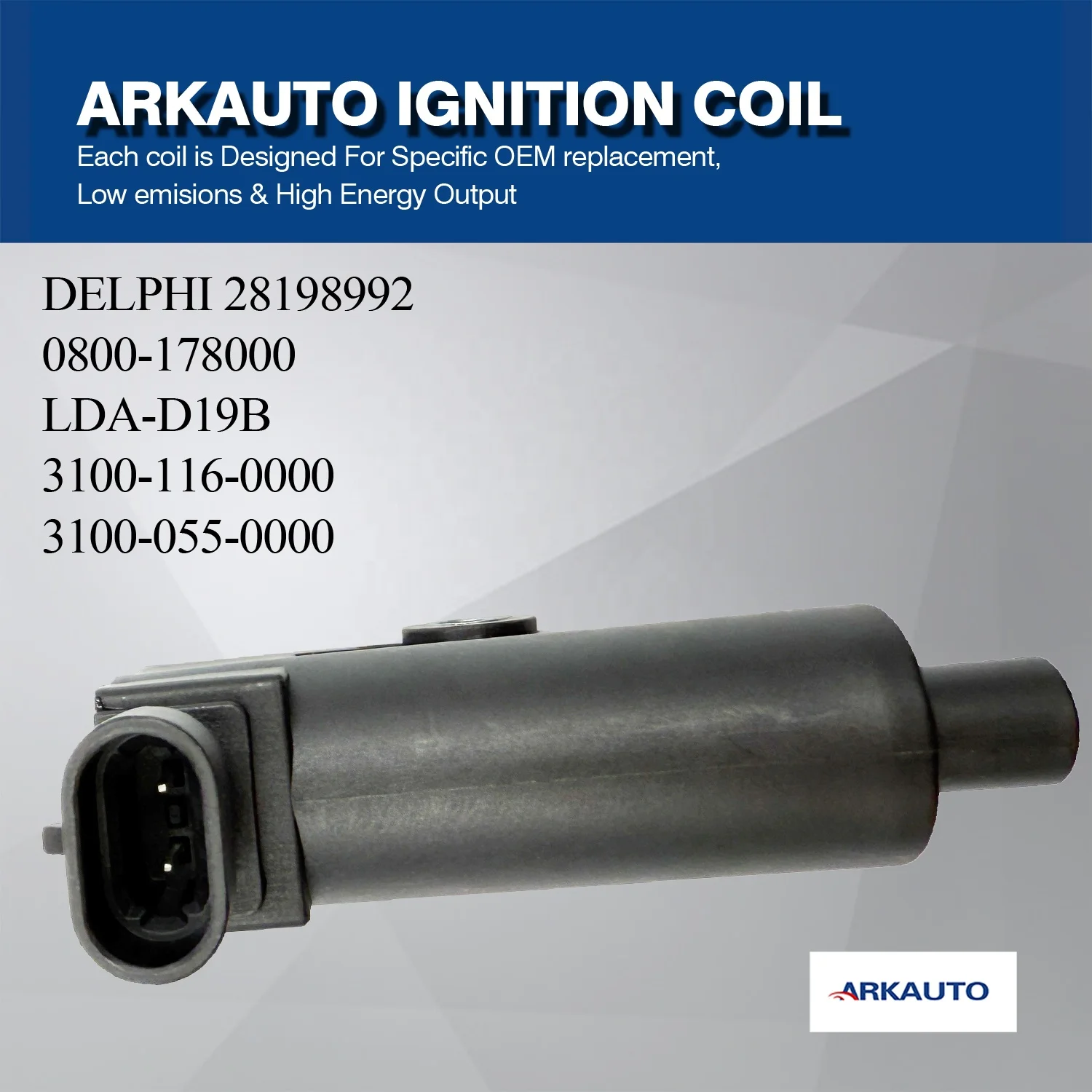 Ignition Coil 28198992 for Scooter 125/250 Qingqi GV300