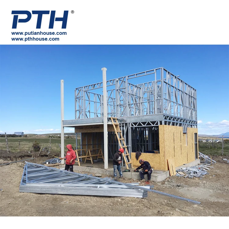 Prefab Fast Construction Light Steel Structure Prefabricated Luxury House Villa on Sale