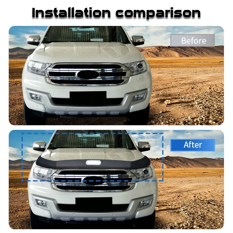 Housse D'Accoudoir Central Pour Ford Ranger/Everest 2016-2021 - Protection Anti-Rayures En Cuir PU