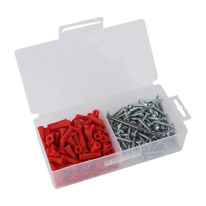 Customization Conical Anchor Kit Plastic Screw Anchors Set Nylon Drywall Expansion Anchors Wall
