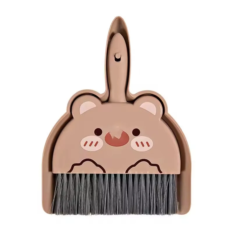 Y218 Office Tabletop Sweeper Desktop Dust Pan and Brush Small Broom and Dustpan Set Hand Whisk Broom Mini Dustpan and Brush Set