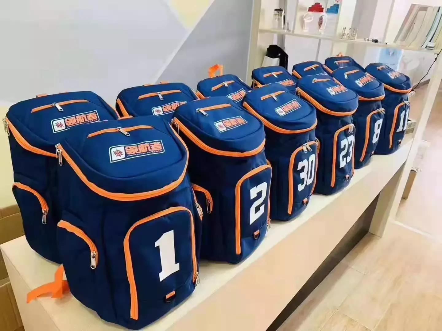 Custom Logo School Pocket Oxford Lining Casual Sports Backpacks