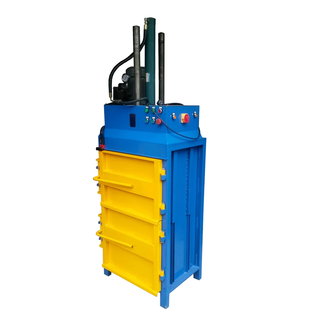 hydraulic trash compactor for pet bottle