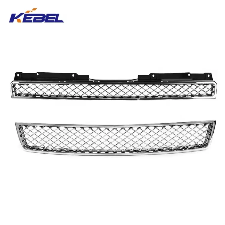 GM1200590 Chrome Front Grille OEM GM1200609 USA Type Car Grills for Chevrolet Tahoe 2007 2008 2009 2010 2011 2012 2013 2014