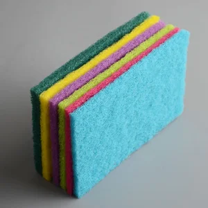 Vending of Cleaning Products Newest High Quality Custom Microfiber Kitchen Cleaning Cloth Polyester Material Scouring Pad Roll