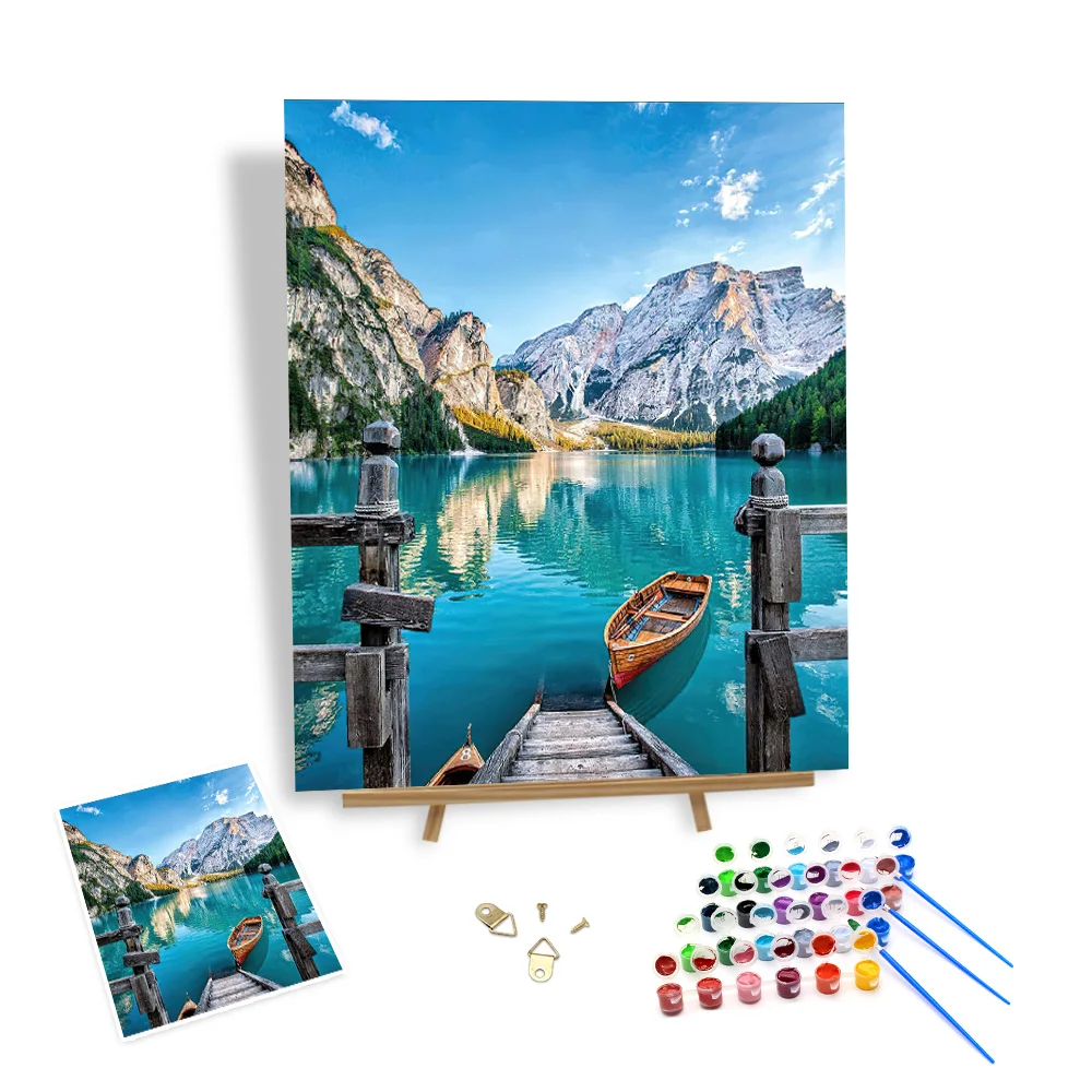 High Quality Painting By Numbers Diy Handpainted On Canvas Scenery
