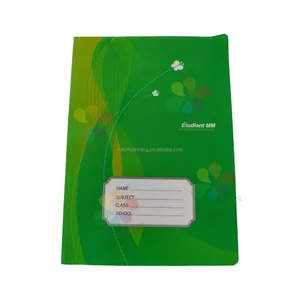 Sustainable Glue Bound Notebook A4, 200 Pages of Ivory Coast Woodfree Paper, Classic French Ruled Format for Neat Handwriting