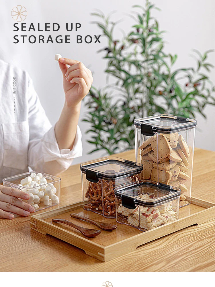 Airtight Food Storage Containers Set For 4pcs Airtight Containers For