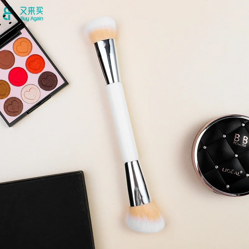 Buy Again Wholesale Double Side Dual Ended Makeup Brush Foundation