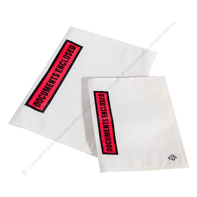 Clear Self-Adhesive Packing List Envelopes |  Shipping Label Pouches | No Print