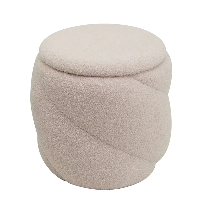 Customized Storage Ottoman Stool for Living Room Modern Inside Furniture Board