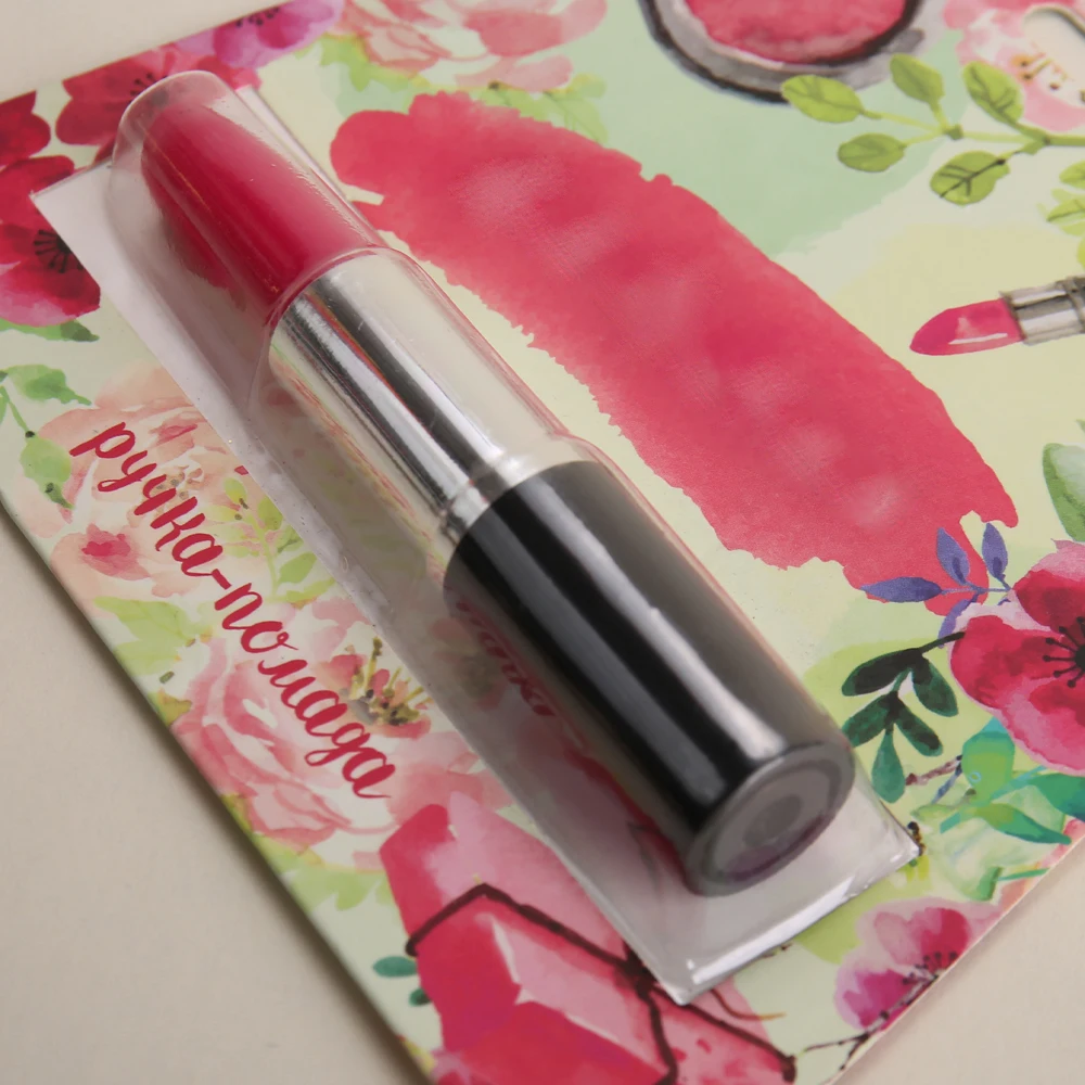 Jinayon Custom Lipstick Packaging Art Paper and Transparent Plastic Blister Sealed Packaging